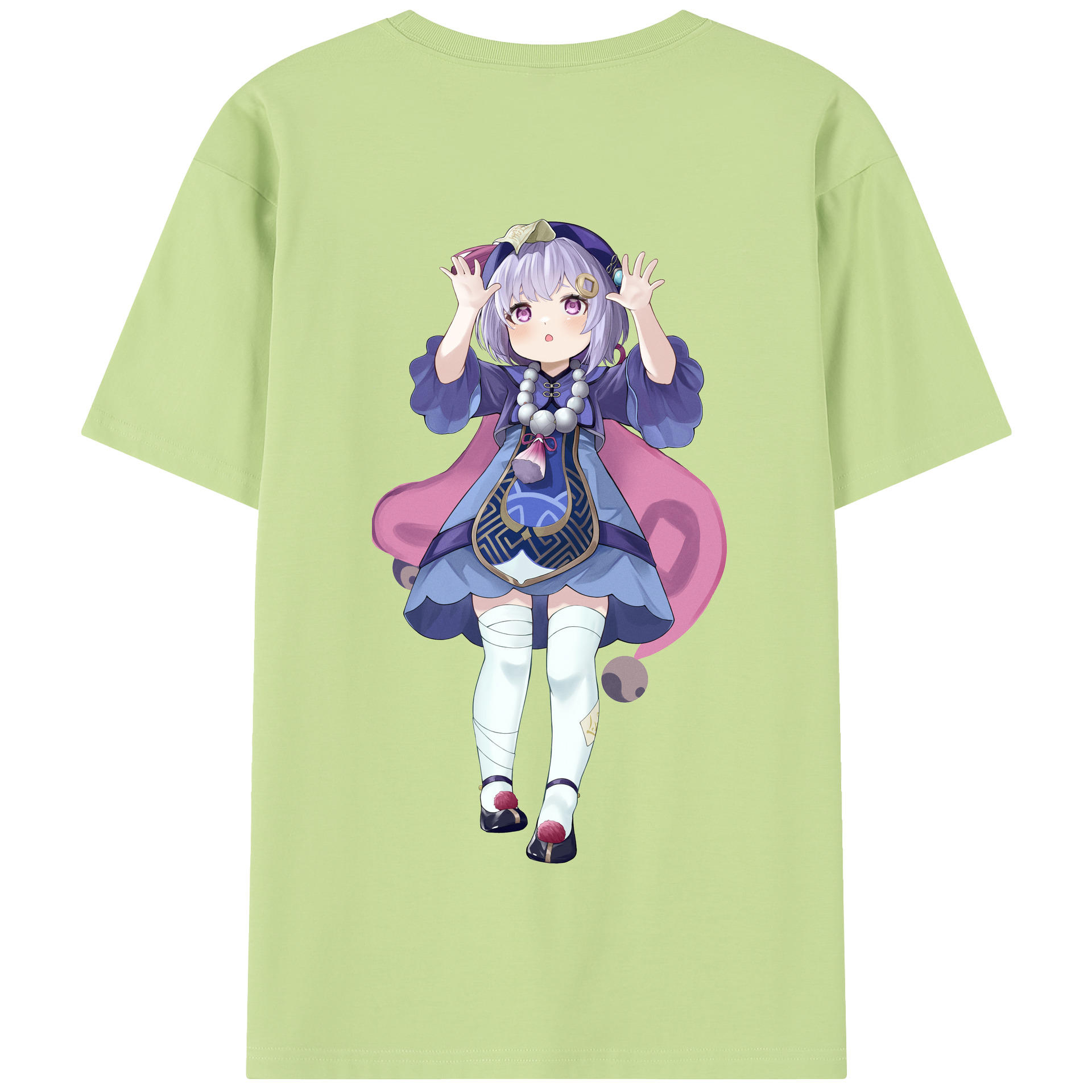 げんし神 七七 なな  genshin Nana 綿100％半袖Tシャツ（背面プリント）